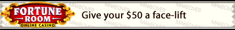 1000% Bonus Makeover up to $500 bonus at Fortune Room Casino